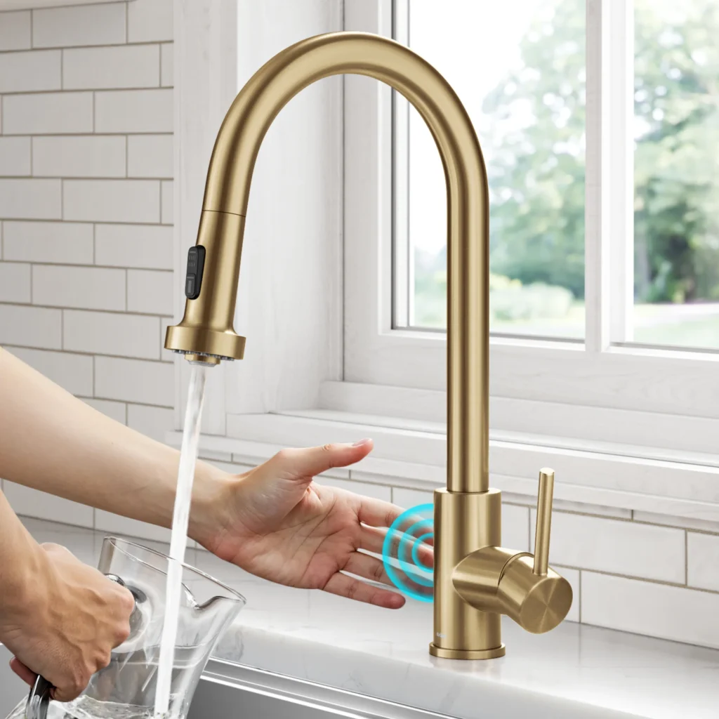 Kitchen sensor faucet