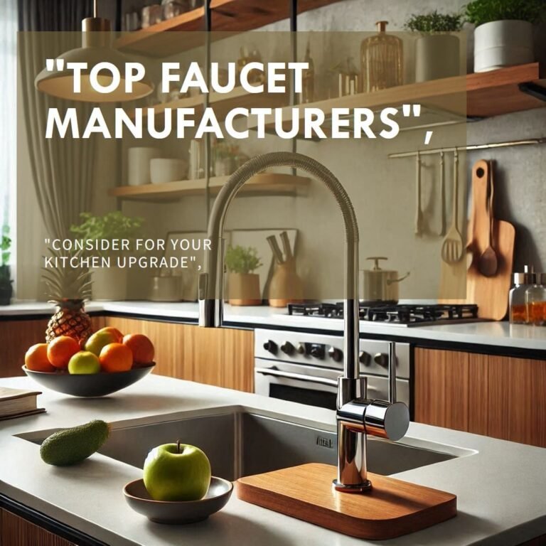Top Faucet Manufacturers to Consider for Your Kitchen
