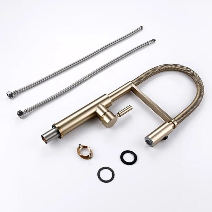 Single handle kitchen faucet pull out sprayer​ stainless steel Manufacturer GOWIN - Image 5