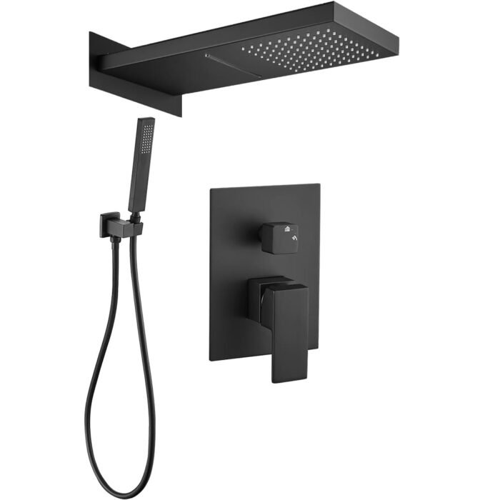 Concealed Rain Shower Faucet Brass Bathroom Shower Faucet Set Five-year shelf life - Image 2