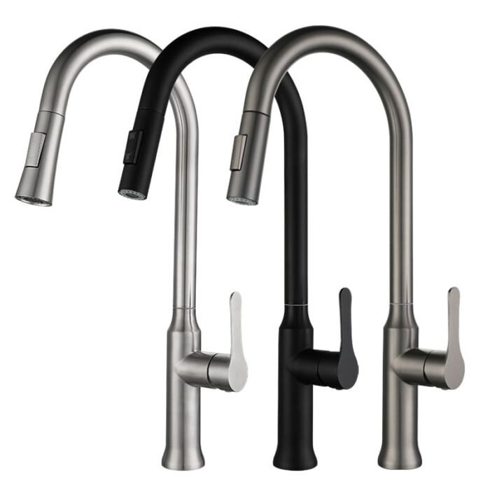 kitchen faucet with pull-out spray