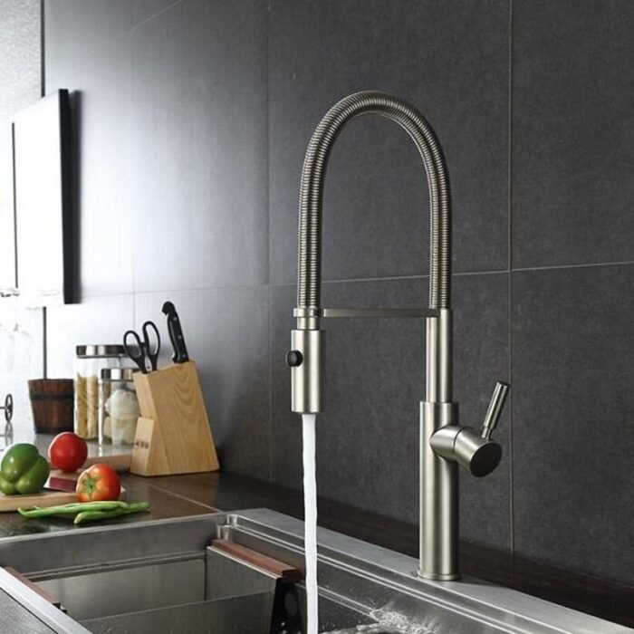 Single handle kitchen faucet pull out sprayer​ stainless steel Manufacturer GOWIN - Image 2