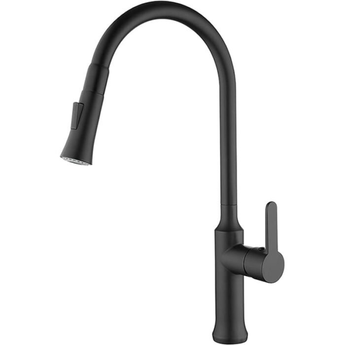 Single hole kitchen faucet with pull-out spray​ maker GOWIN - Image 4
