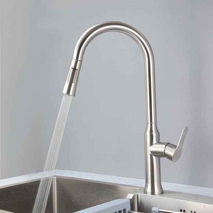 moen kitchen faucet with pull-out spray