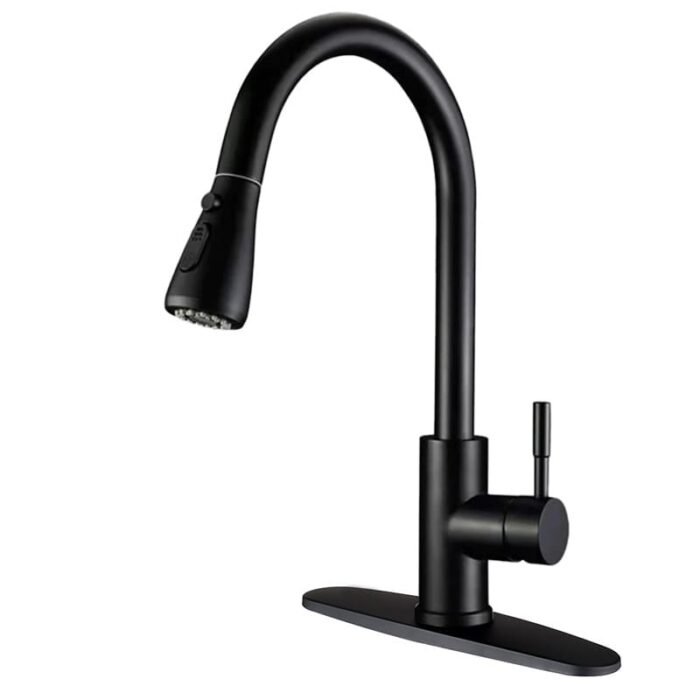 OEM and ODM Single handle kitchen faucet with pull out sprayer GOWIN - Image 2