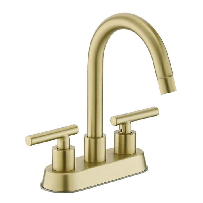TWO Handle 3-Hole Deck Mount 4 inches widespread faucet GOWIN - Image 2