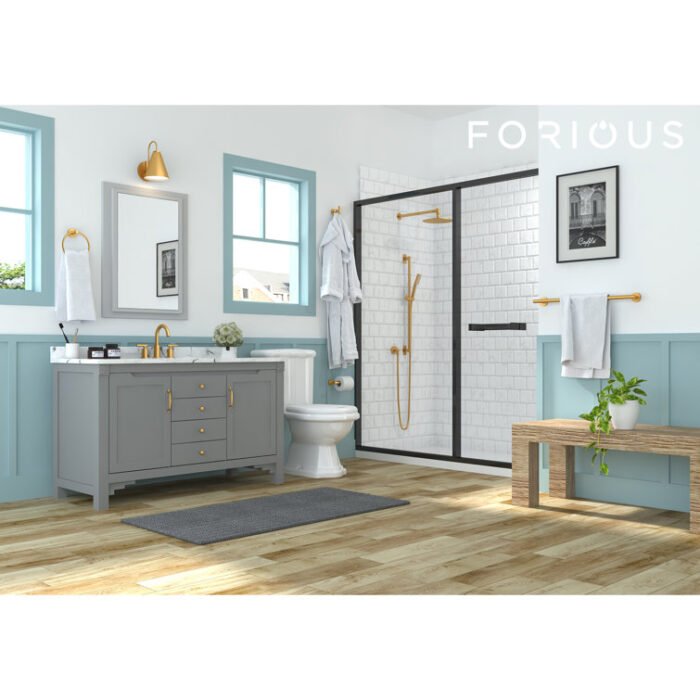 5-Piece Bathroom Hardware Set bathroom wall accessories​ supplier GOWIN - Image 4