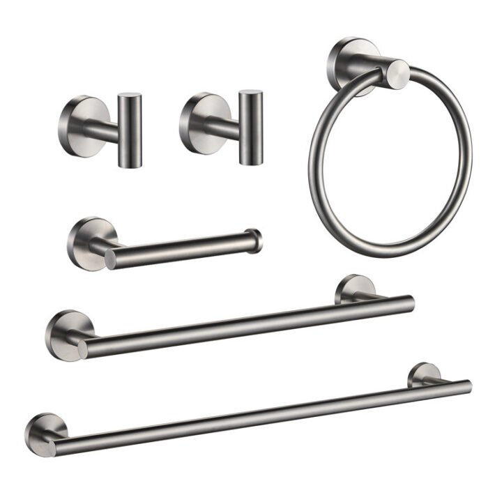 5-Piece Bathroom Hardware Set bathroom wall accessories​ supplier GOWIN