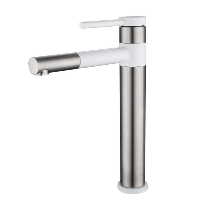 Matte Black Single hole Waterfall Handle Bathroom Sink Faucet with Drain - Image 2