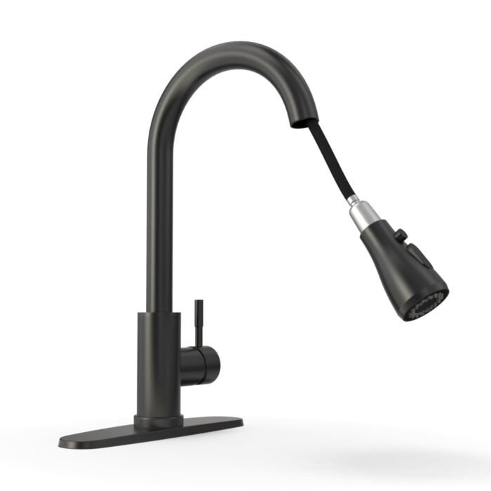Single handle Pull-down deck kitchen sink faucets GOWIN - Image 2