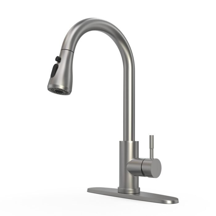 Single handle Pull-down deck kitchen sink faucets GOWIN - Image 5
