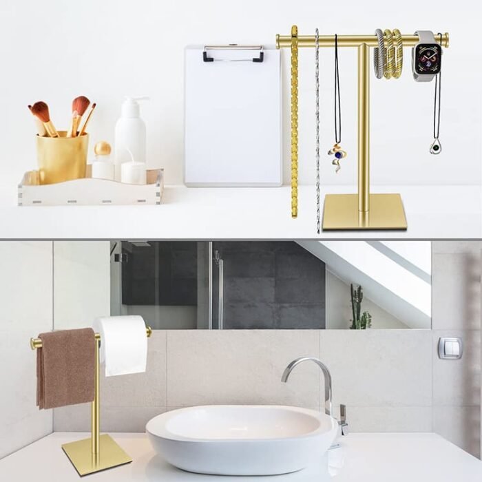 Golden Stainless Steel Hand Towel Stand GOWIN - Image 5
