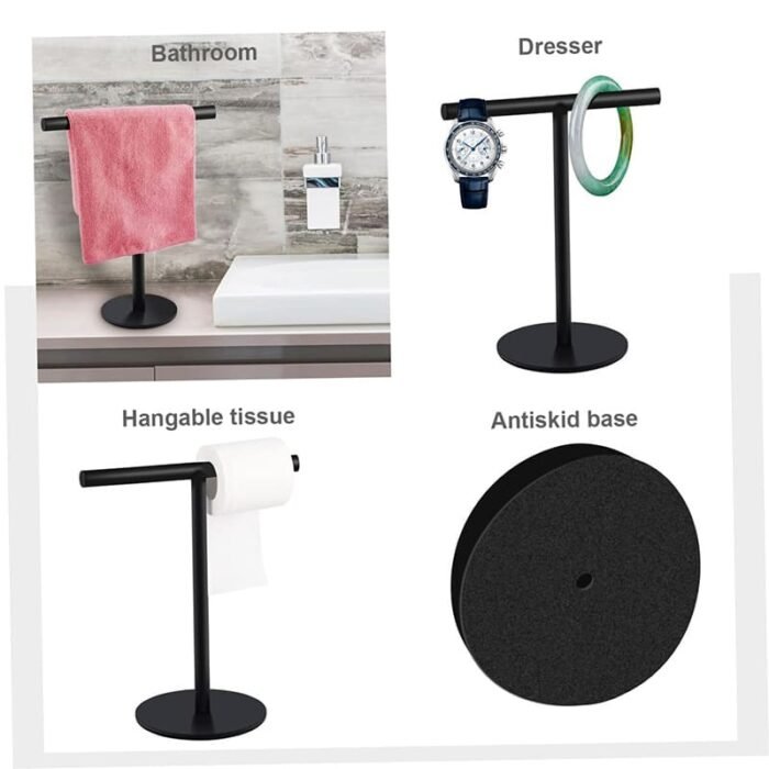 Hand Towel Stand Supplier T-Shape Hand Towel Holder GOWIN - Image 5