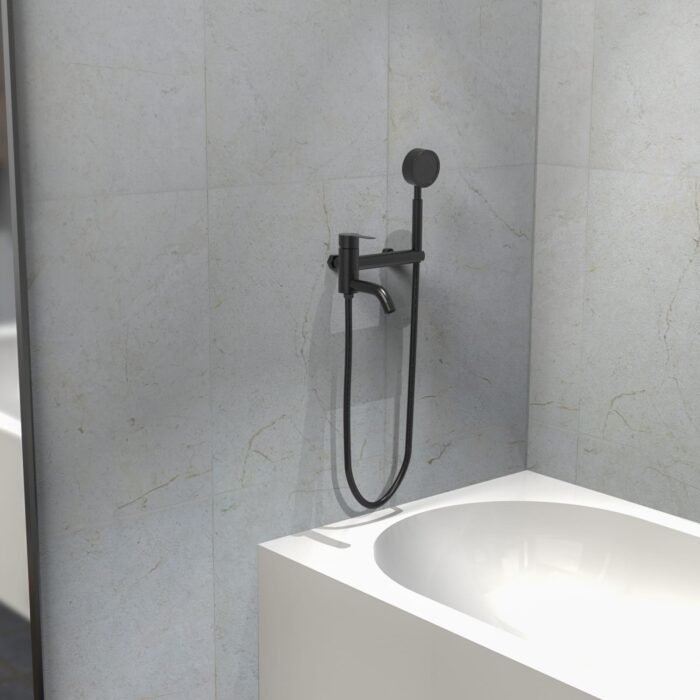 Wall-Mounted Bath Faucet With Hand Shower GOWIN - Image 4