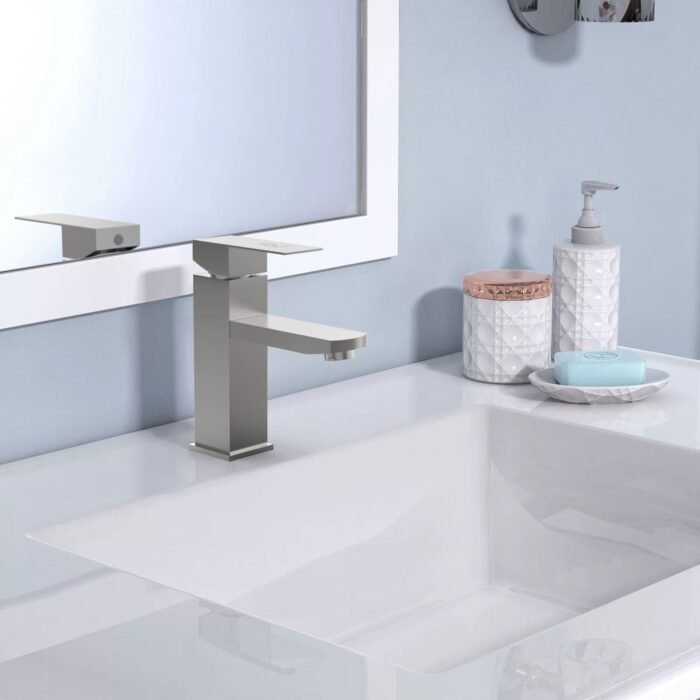 Industry Single handle Bathroom Sink faucet Basin Mixed - Image 4