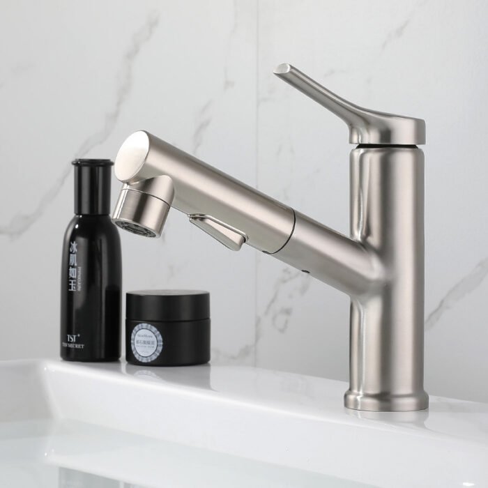 Industry Single handle Bathroom Sink faucet Basin Mixed - Image 5