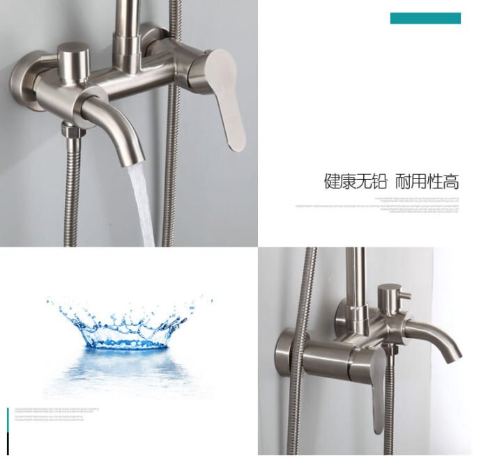 Bathroom Shower Systems Pressure Balance Shower Set  GOWIN - Image 4