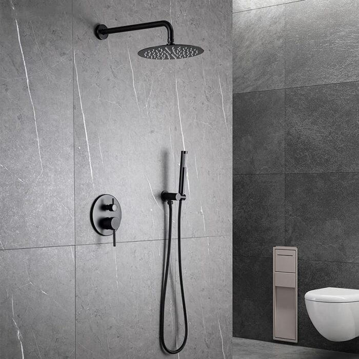 Bathroom Single Handle Single Spray Round Shower Faucet Valve GOWIN - Image 4