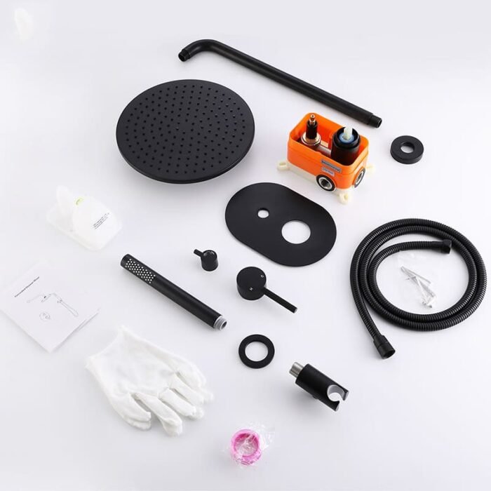 Handheld Shower Heads​ Single Spray Round Shower faucet Valve GOWIN - Image 6