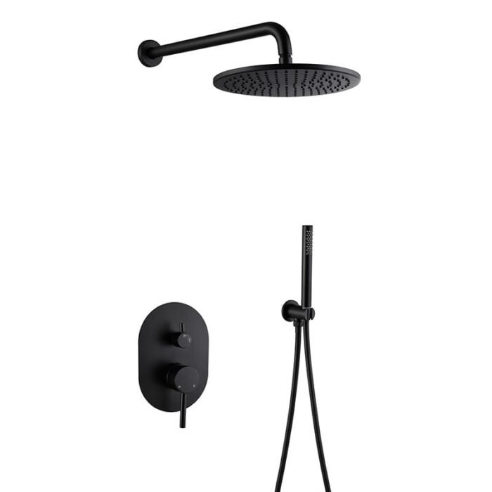 Handheld Shower Heads​ Single Spray Round Shower faucet Valve GOWIN - Image 2