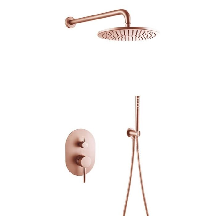 Handheld Shower Heads​ Single Spray Round Shower faucet Valve GOWIN