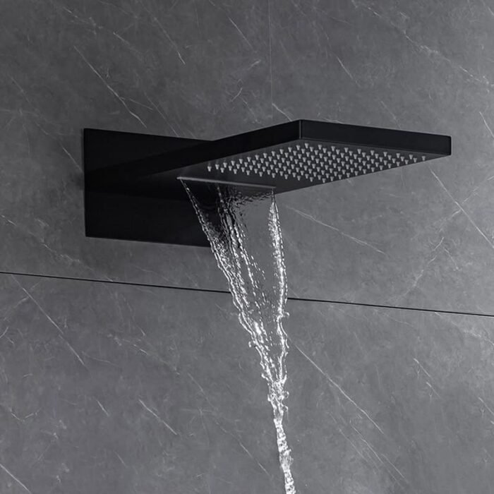 Shower Head With Handheld Single Spray Square Shower Head GOWIN - Image 2