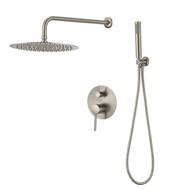 Matte Black Single-jet rain Showerhead and Hand Shower GOWIN - Image 2