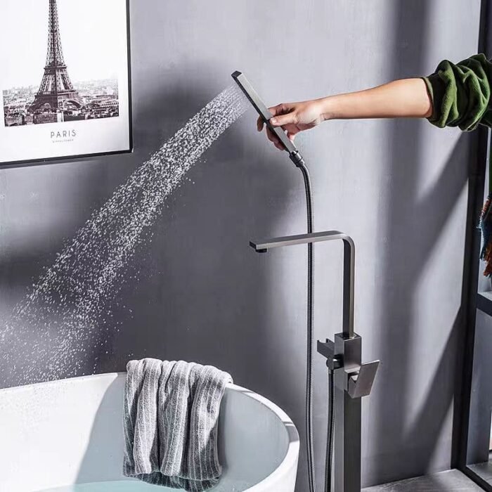 Signature Freestanding Bathtub Faucet​ - Includes Hand Shower GOWIN - Image 2