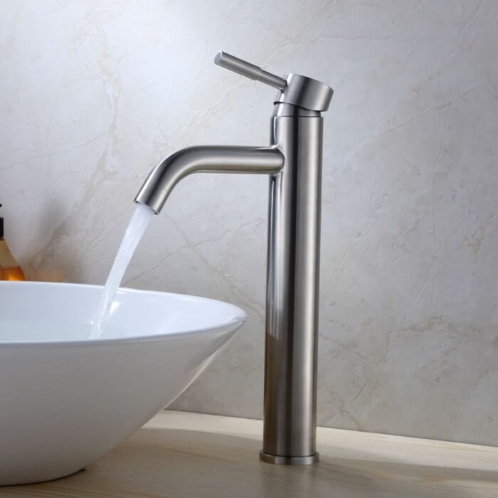 Single Handle Curved Lavatory Faucet GOWIN - Image 3