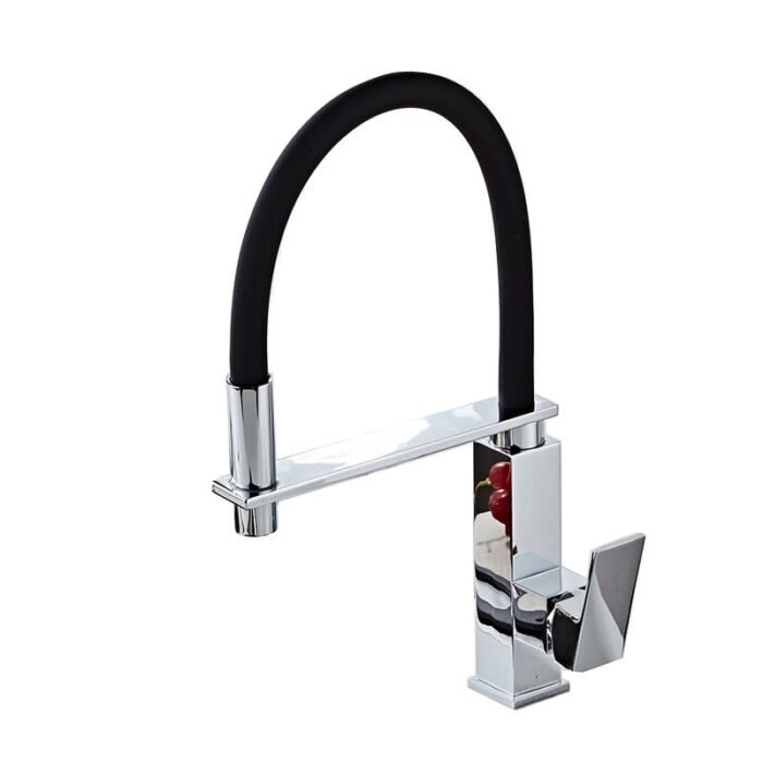 Chrome plated Pull-out Brass Faucet for kitchen Faucet GOWIN