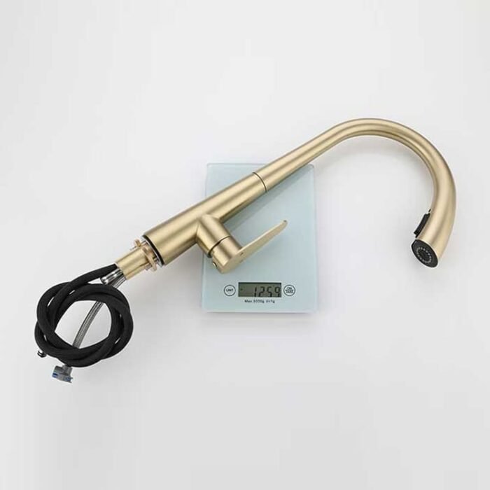 Single Handle Pull-out Kitchen Faucet With Sprayer GOWIN - Image 4