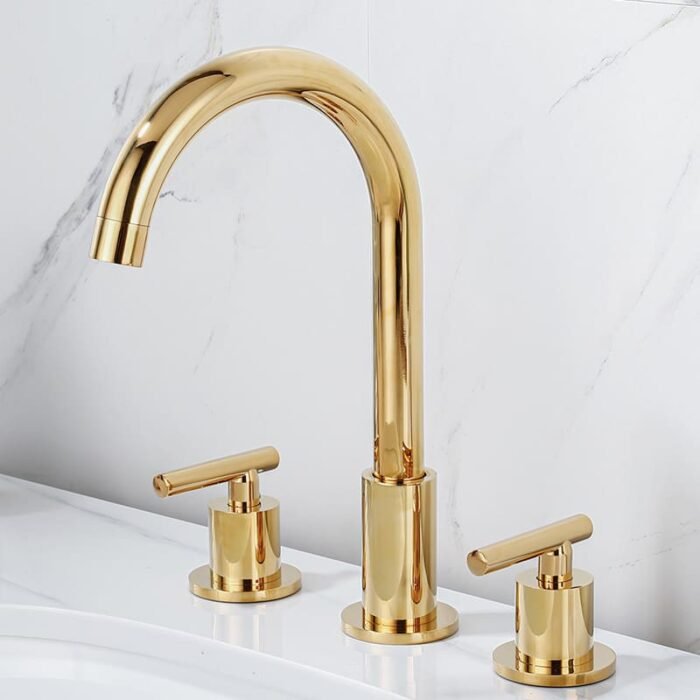 4-inch Bathroom Widespread Faucet 3-Hole Deck Mount - Image 4