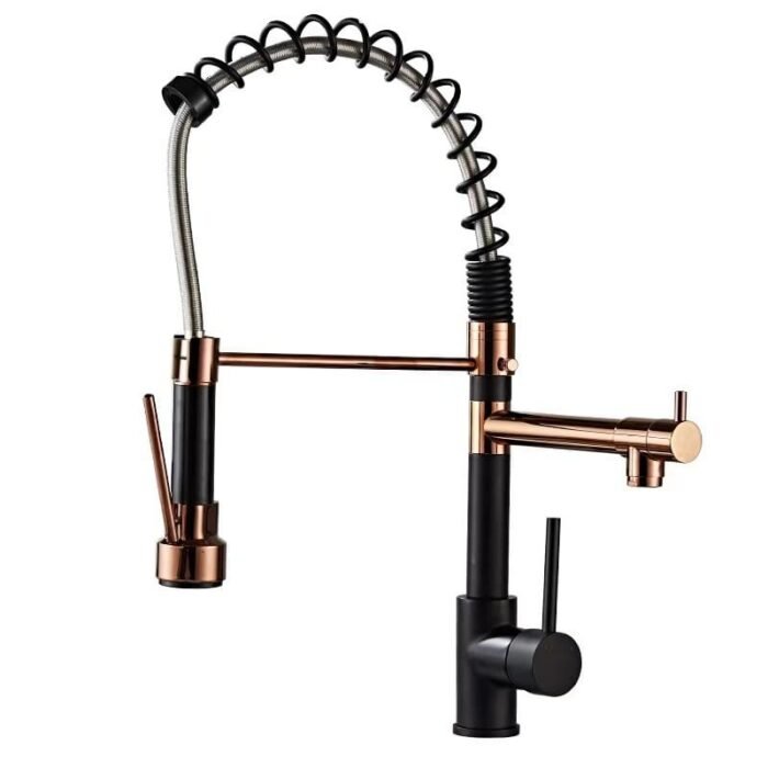 2-in-1 Multi-Function Commercial Style Pull Down Kitchen Faucet - Image 2