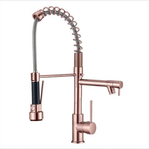 2-in-1 Multi-Function Commercial Style Pull Down Kitchen Faucet