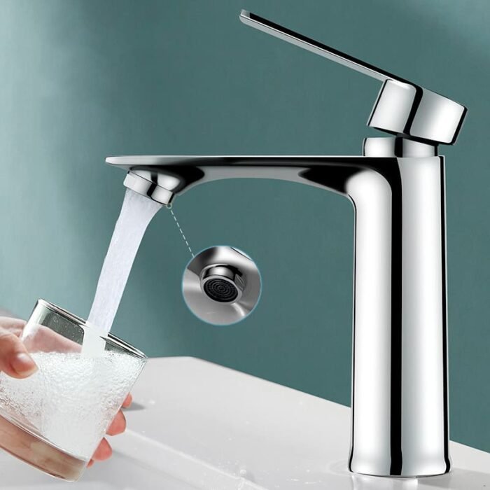 Chrome-Plated Bathroom Faucets​ hot and cold Faucet Factory - Image 3