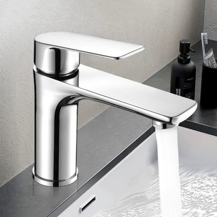 Chrome-Plated Bathroom Faucets​ hot and cold Faucet Factory - Image 2