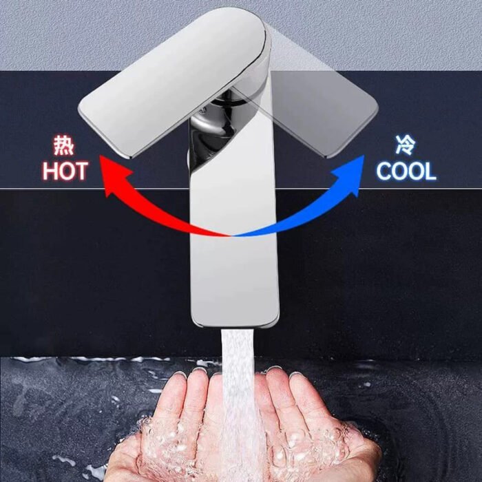 Chrome-Plated Bathroom Faucets​ hot and cold Faucet Factory - Image 4