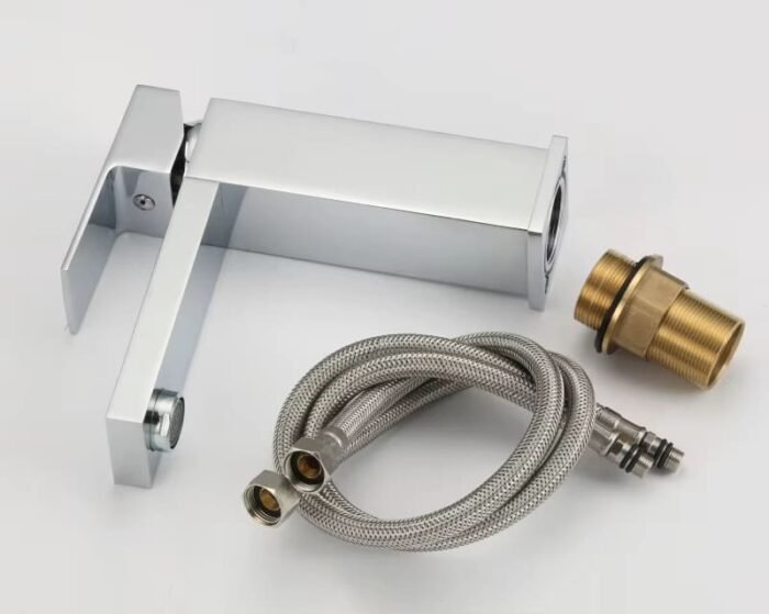Single Hole Bathroom Faucet with Pop-Up Drain Assembly - Image 4