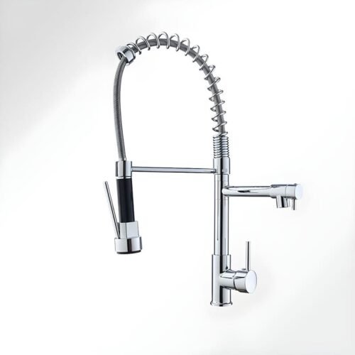 Custom kitchen Multifunctional High-Arc Brass Pull-out Faucet