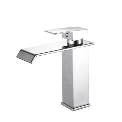 Single Handle Chrome-Plated Basin Waterfall Faucet GOWININC
