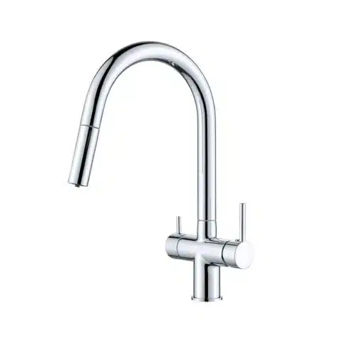 Lead-Free Kitchen Filter Faucet Hot and Cold GOWININC